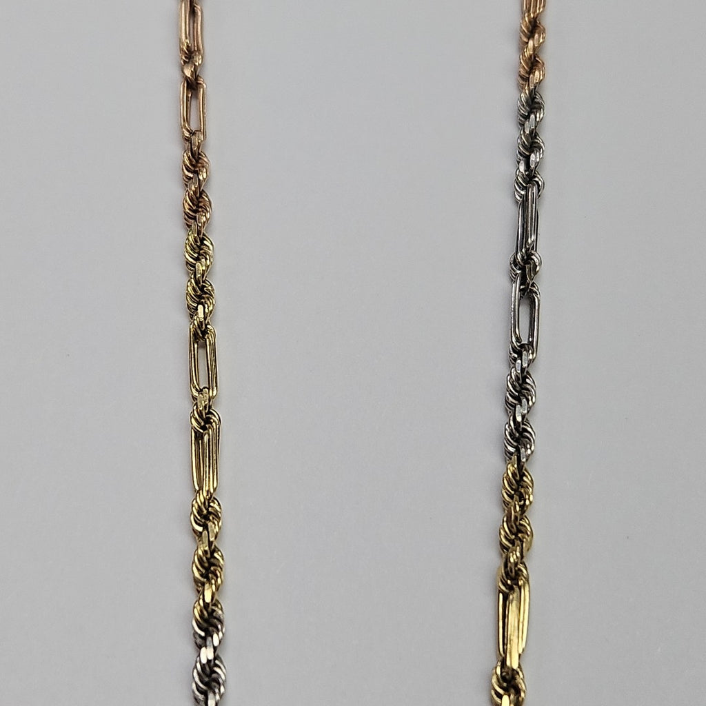 CADENA ORO COMBINADO 14 K 19.2 GRMS (SEMINUEVO)