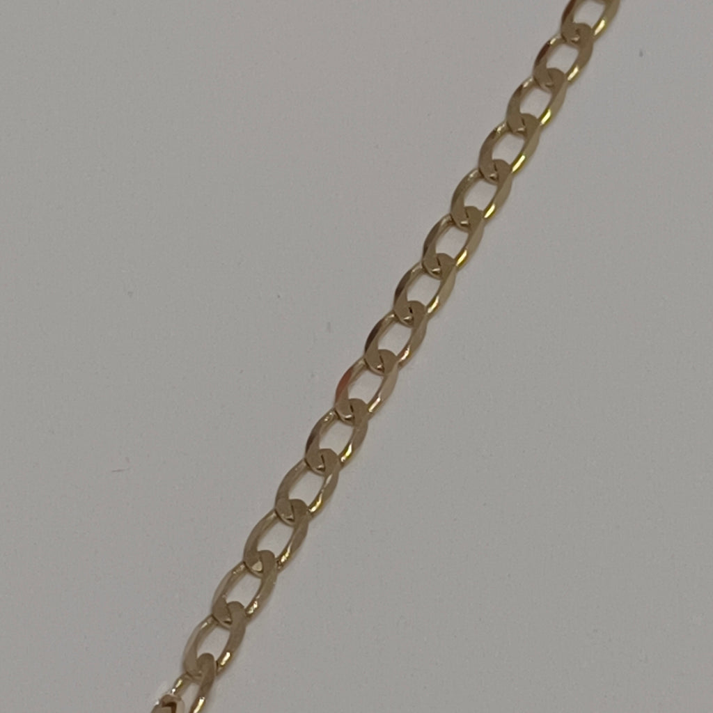 CADENA, DIJE ORO 14 K 3.5 GRMS (SEMINUEVO)