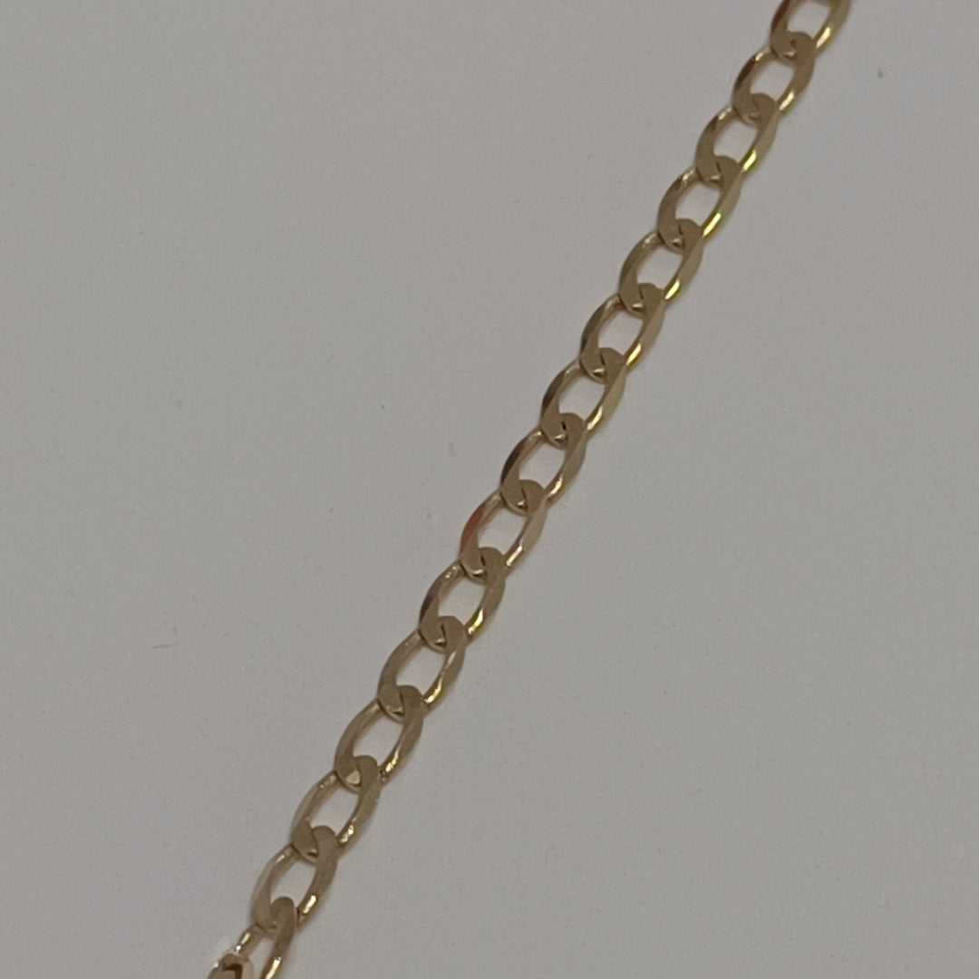 CADENA, DIJE ORO 14 K 3.5 GRMS (SEMINUEVO)