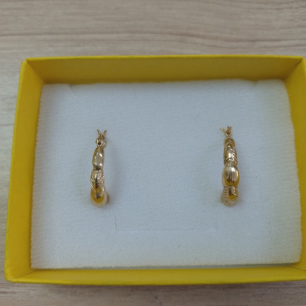 ARRACADAS PAR ORO 14 K 2,50 GRMS (SEMINUEVO)