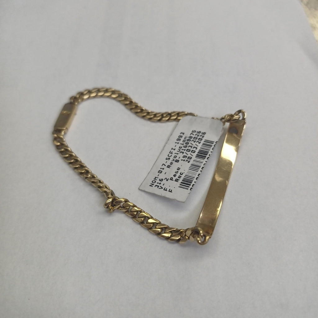 ESCLAVA ORO 14 K 8.6 GRMS (SEMINUEVO)
