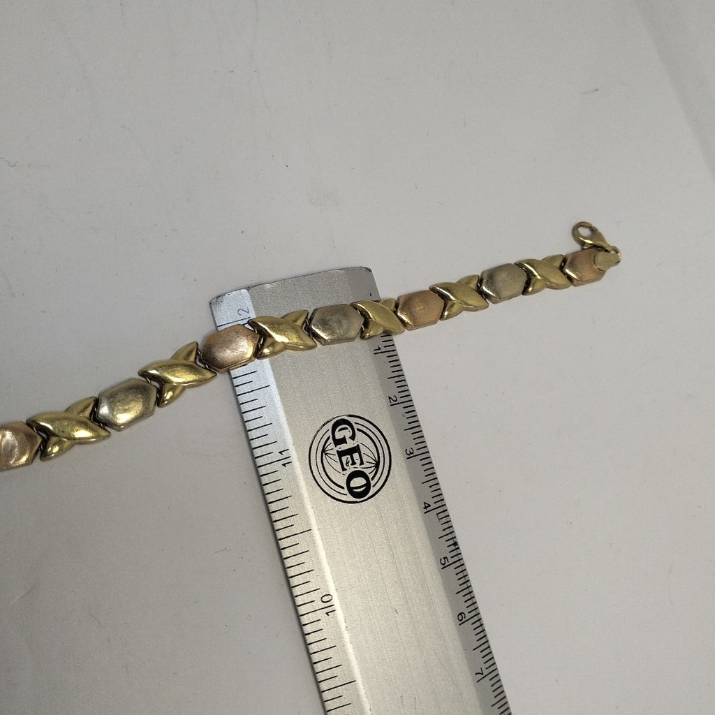PULSERA ORO COMBINADO 10 K 8,60 GRMS (SEMINUEVO)