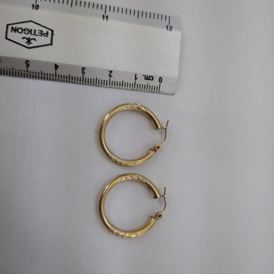 ARRACADAS PAR ORO 14 K 3 GRMS (SEMINUEVO)