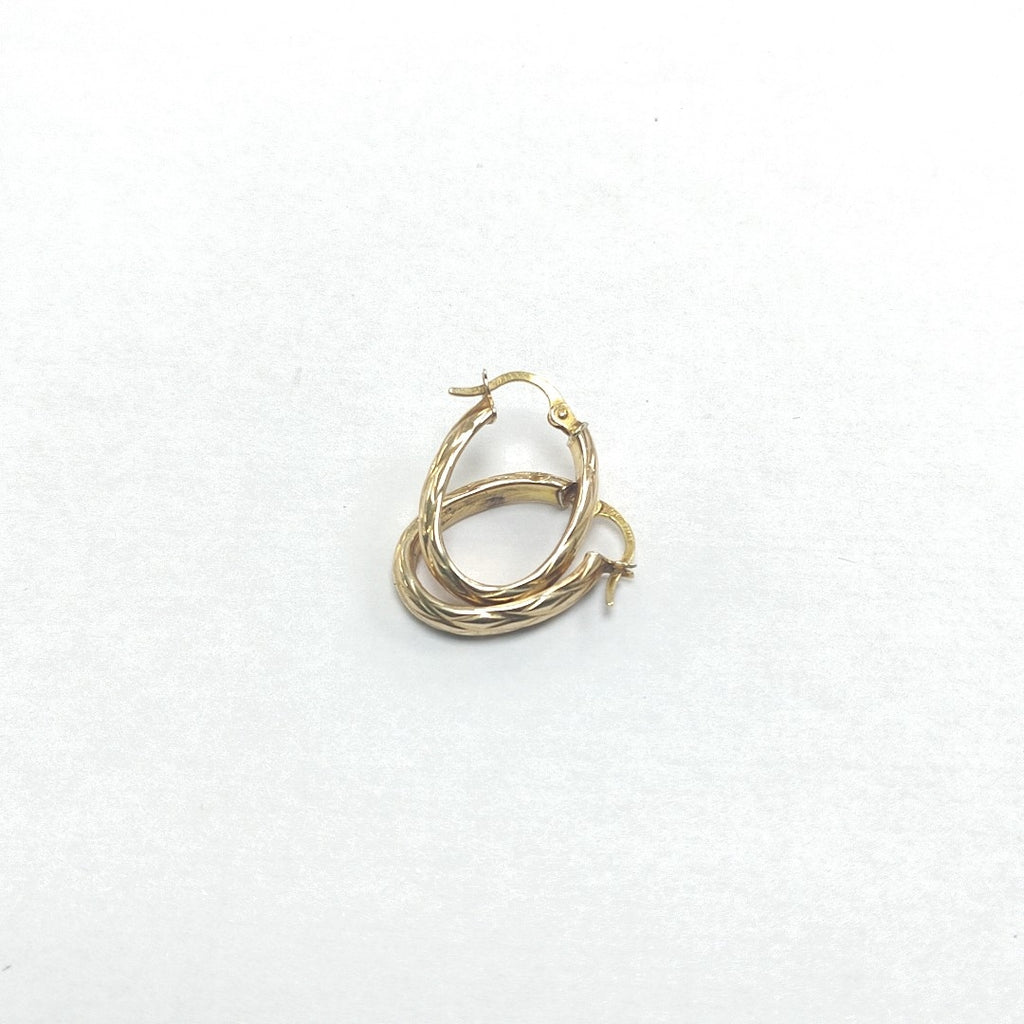 ARRACADAS PAR ORO 14 K 1.4 GRMS (SEMINUEVO)
