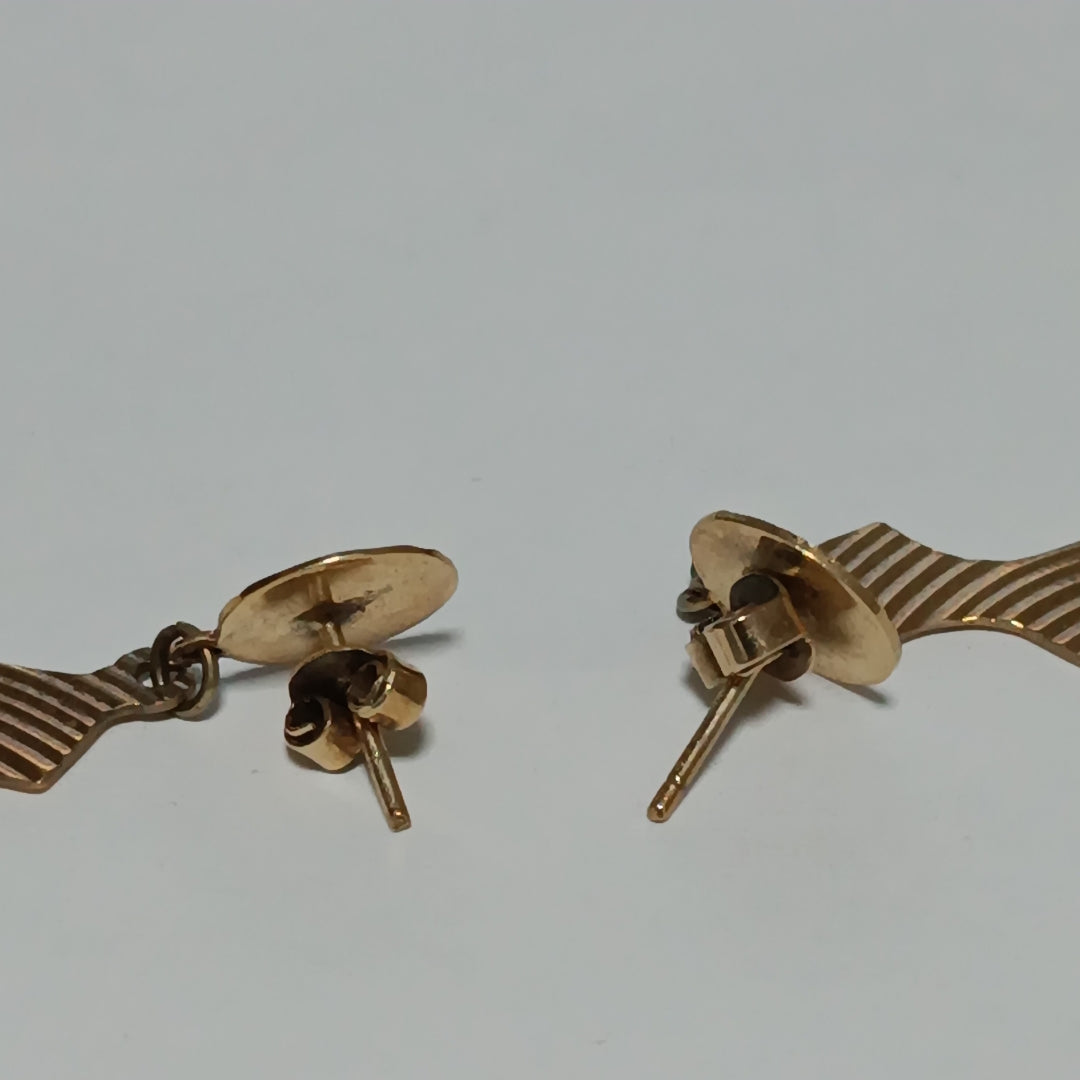 ARETES PAR ORO 10 K 5.2 GRMS (SEMINUEVO)