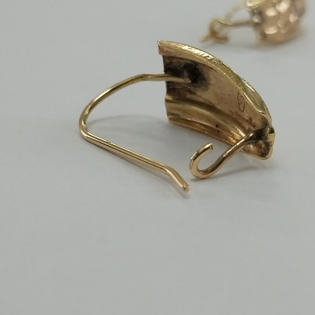 ARETES PAR ORO 14 K 3 GRMS (SEMINUEVO)