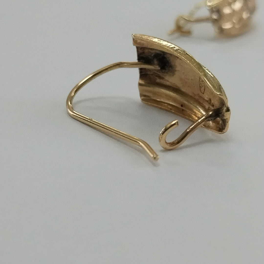 ARETES PAR ORO 14 K 3 GRMS (SEMINUEVO)