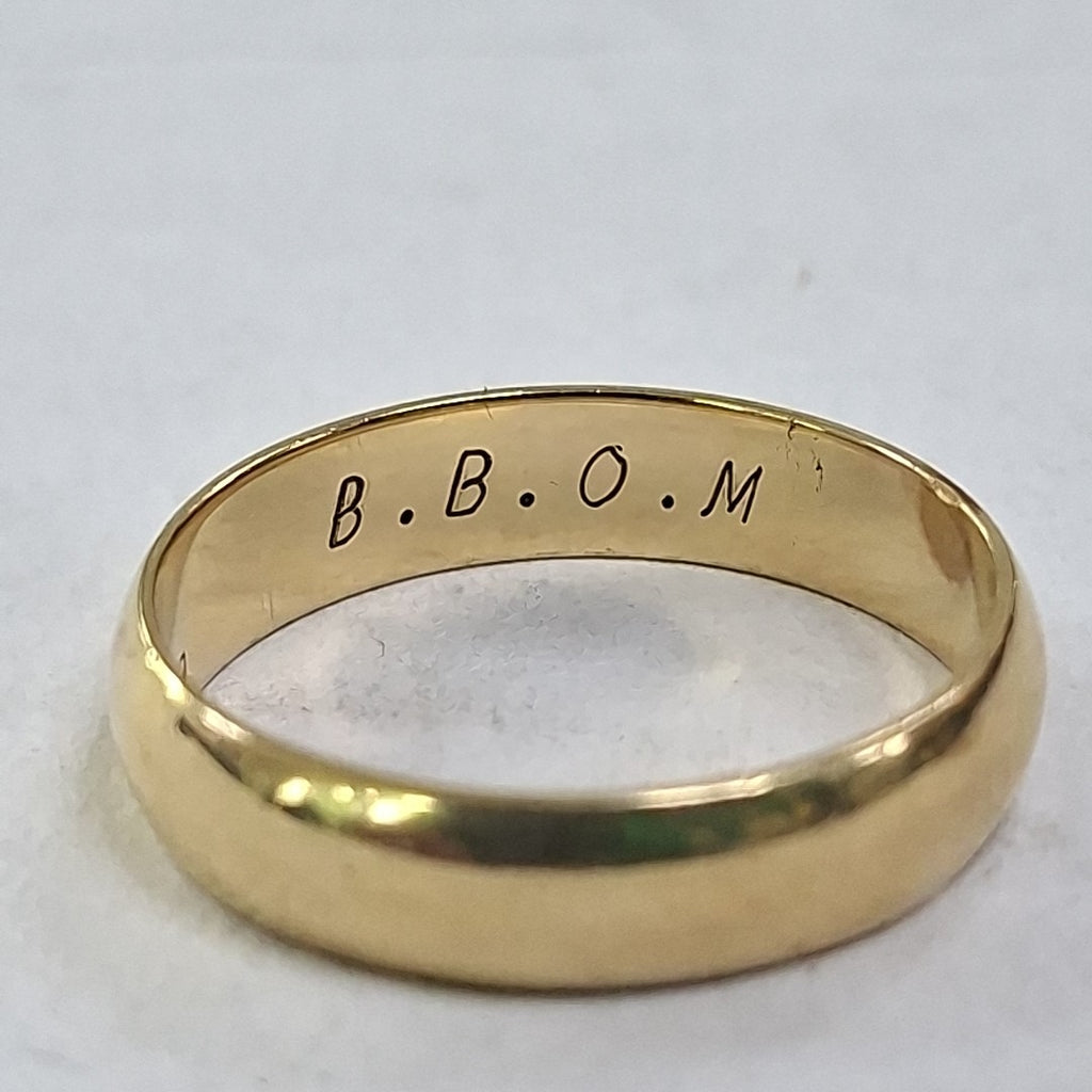ARGOLLA ORO 14 K 4.9 GRMS (SEMINUEVO)