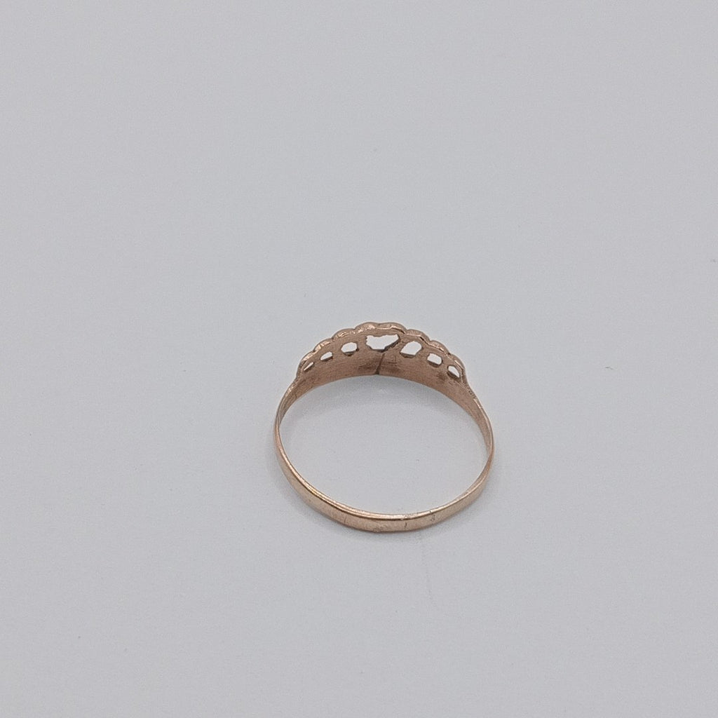 ANILLO DE GRADUACIÓN ORO 8 K 1 GRMS (SEMINUEVO)