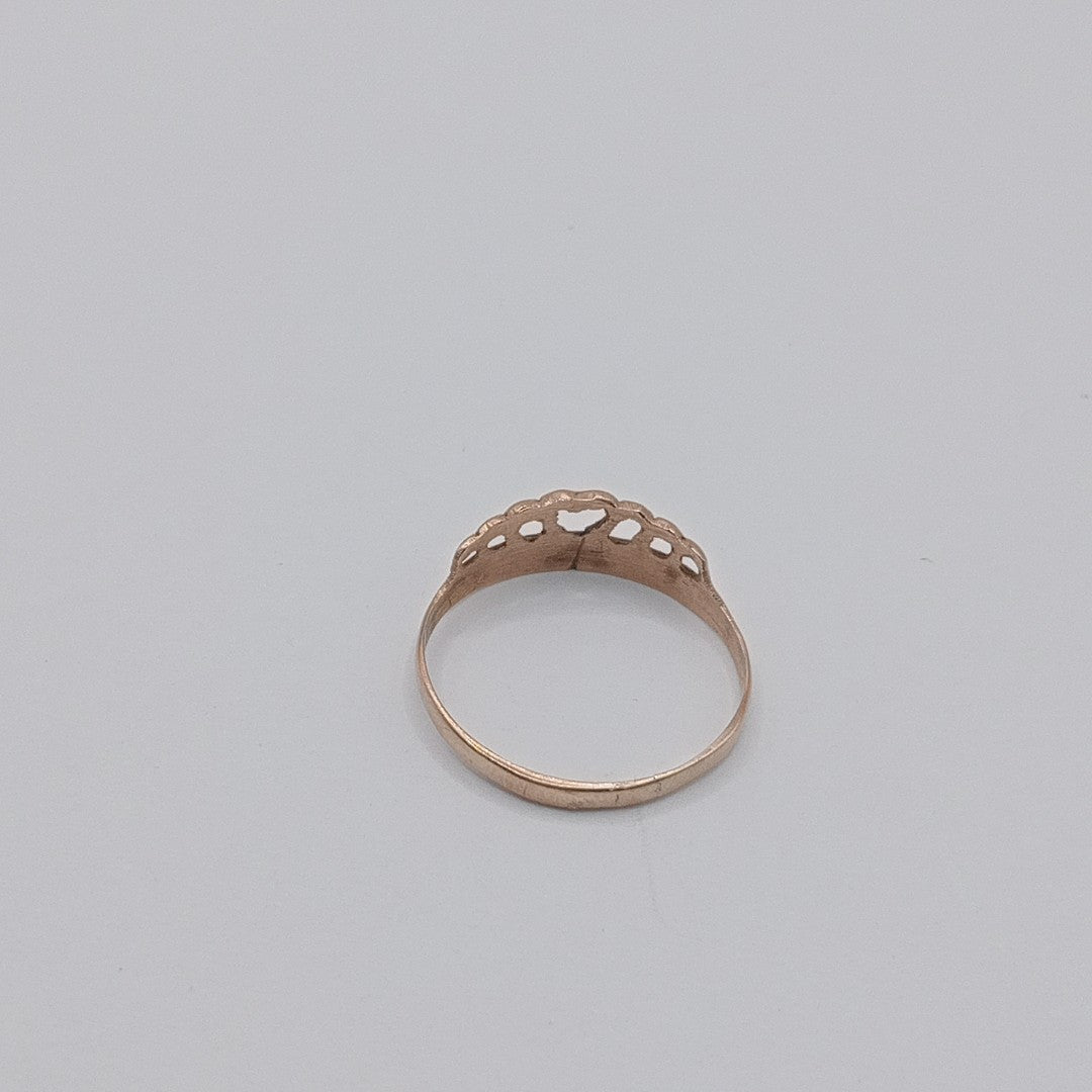 ANILLO DE GRADUACIÓN ORO 8 K 1 GRMS (SEMINUEVO)