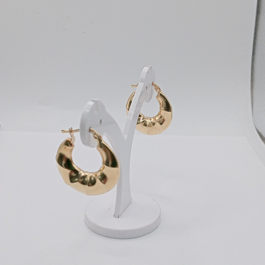 ARETES PAR ORO 14 K 3.7 GRMS (SEMINUEVO)