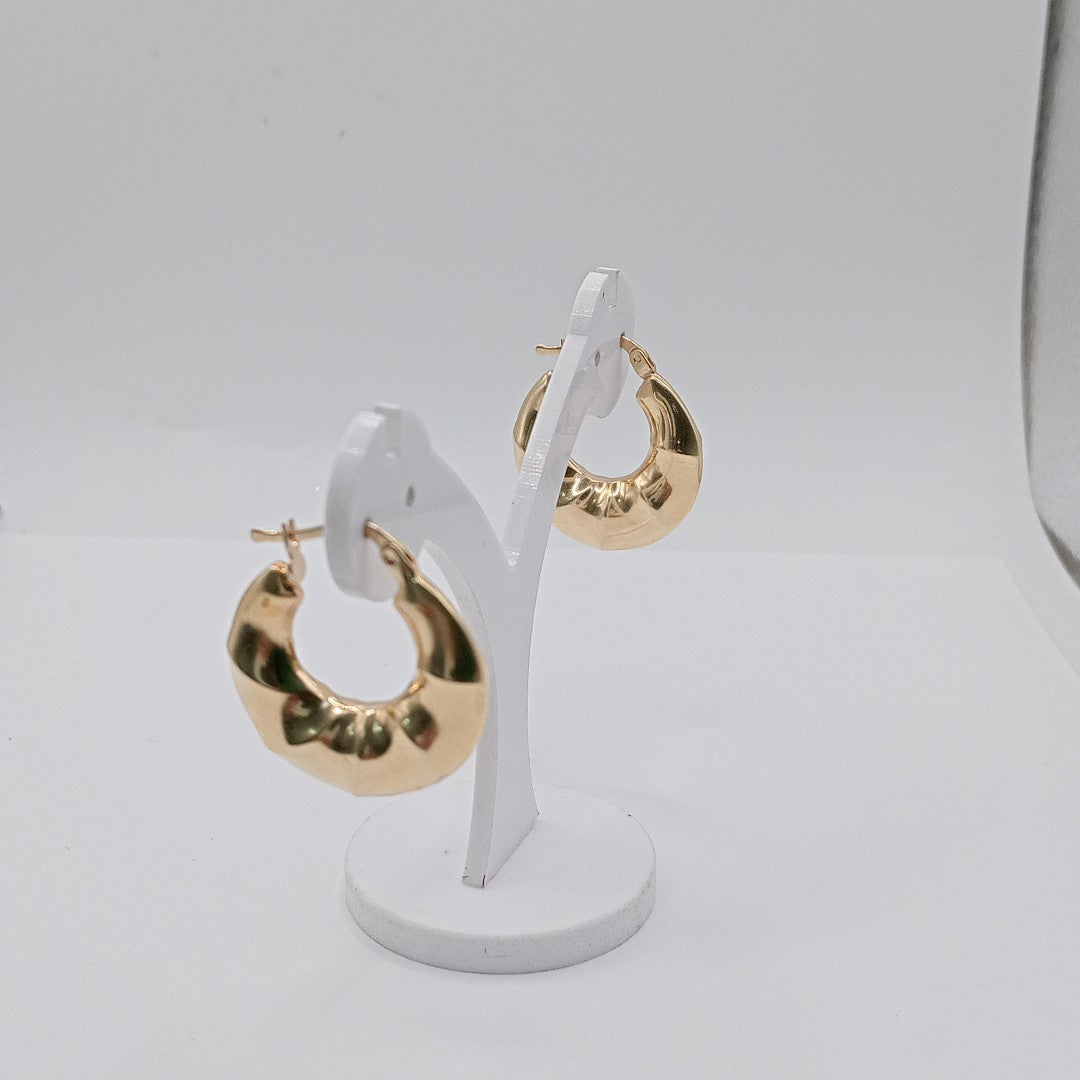 ARETES PAR ORO 14 K 3.7 GRMS (SEMINUEVO)