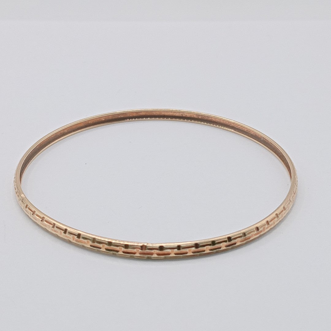 PULSERA RIGIDA ORO 10 K 3,40 GRMS (SEMINUEVO)