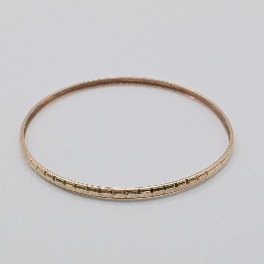 PULSERA RIGIDA ORO 10 K 3,40 GRMS (SEMINUEVO)