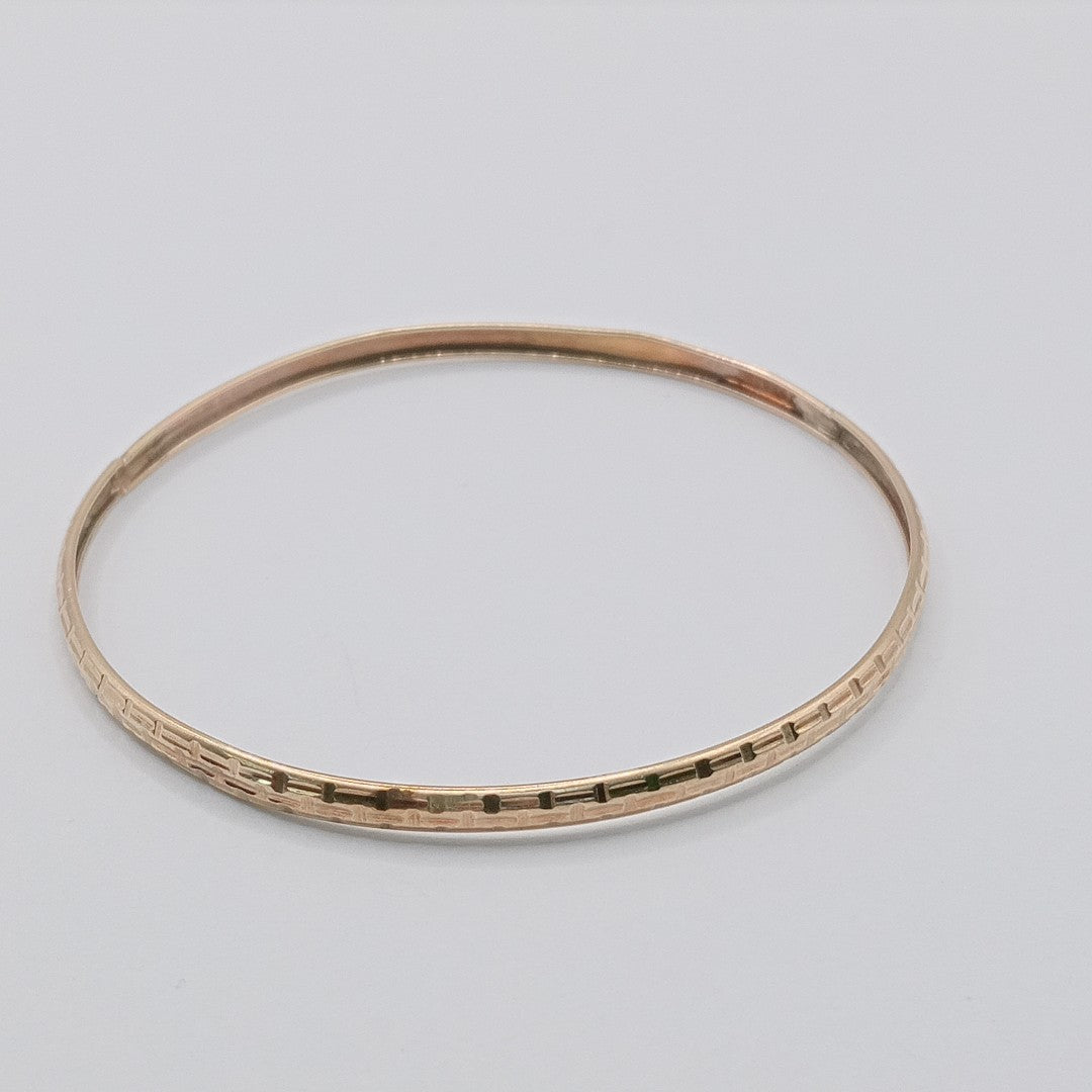 PULSERA RIGIDA ORO 10 K 3,50 GRMS (SEMINUEVO)