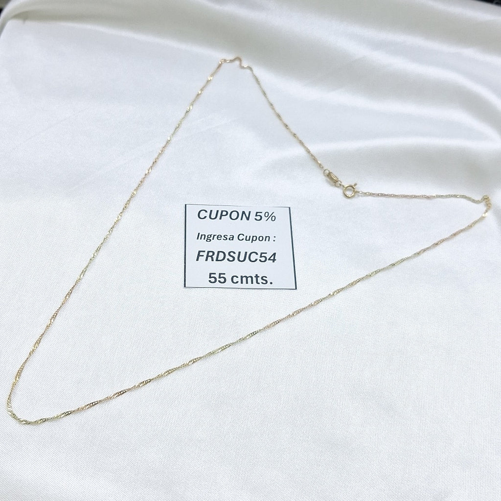 CADENA ORO 14 K 1,80 GRMS (SEMINUEVO)