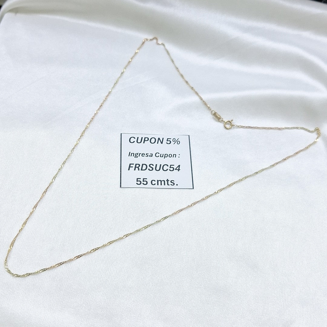 CADENA ORO 14 K 1,80 GRMS (SEMINUEVO)