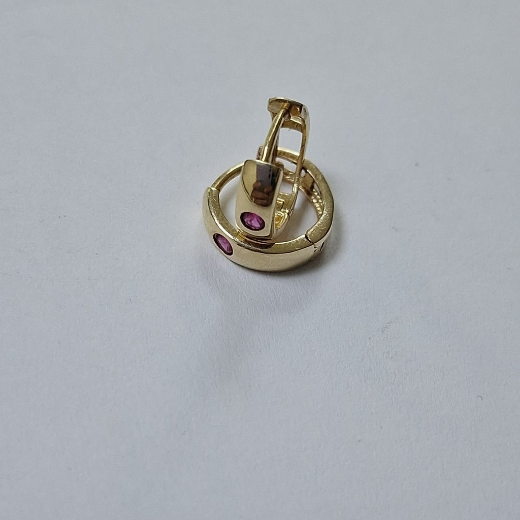 ARRACADAS PAR ORO 14 K 1.3 GRMS (SEMINUEVO)