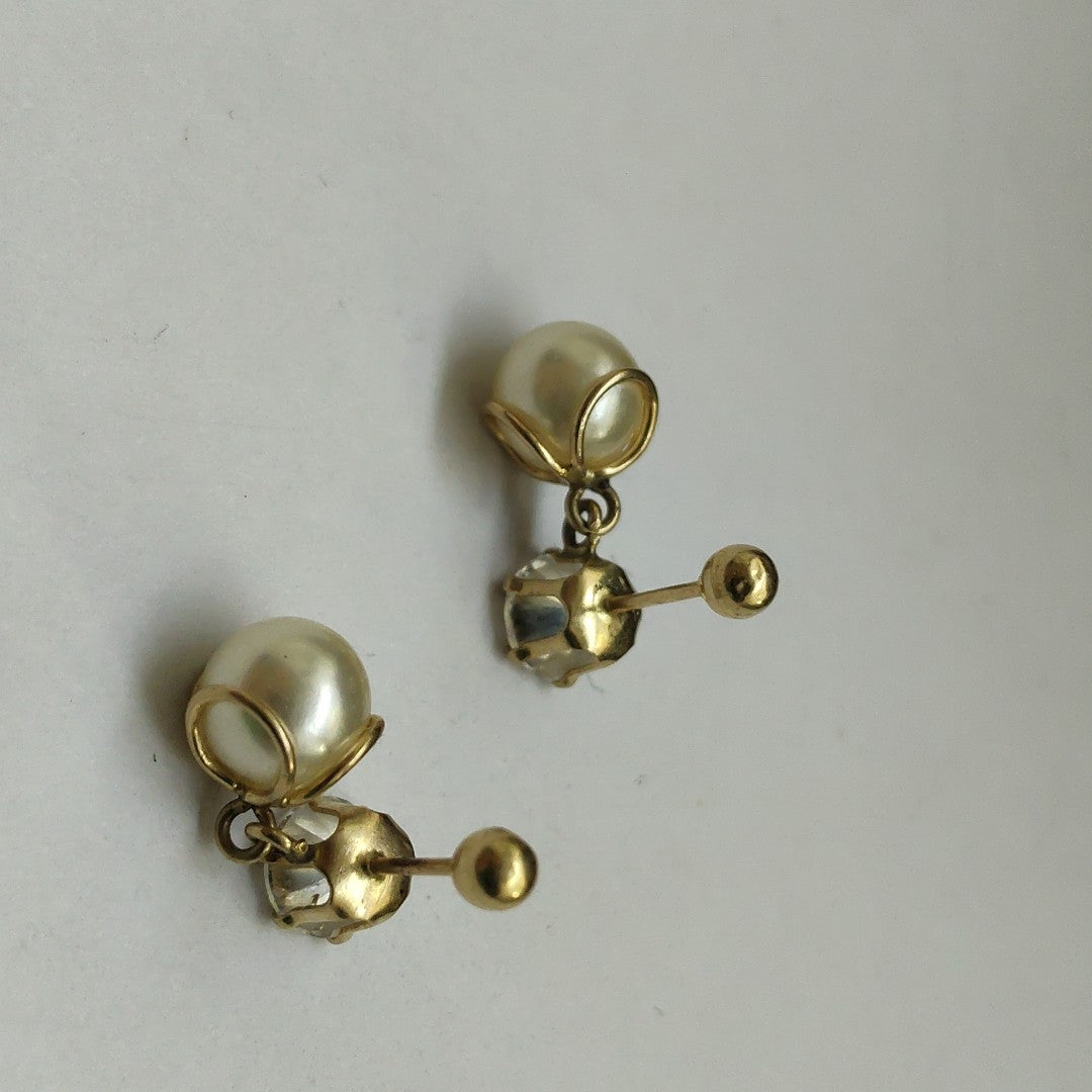 ARETES PAR ORO 10 K 1.2 GRMS (SEMINUEVO)