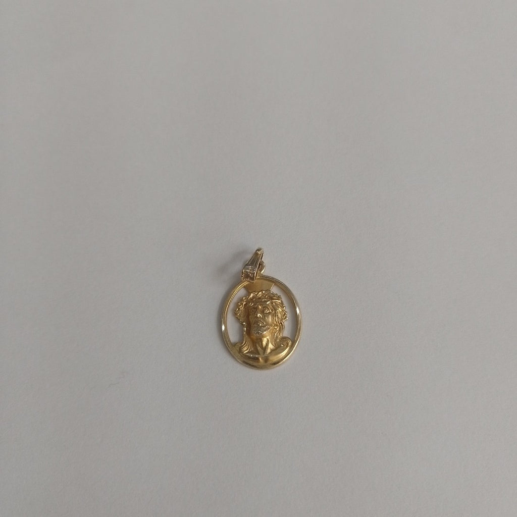 DIJE, MEDALLA RELIGIOSA ORO 14 K 1.5 GRMS (SEMINUEVO)