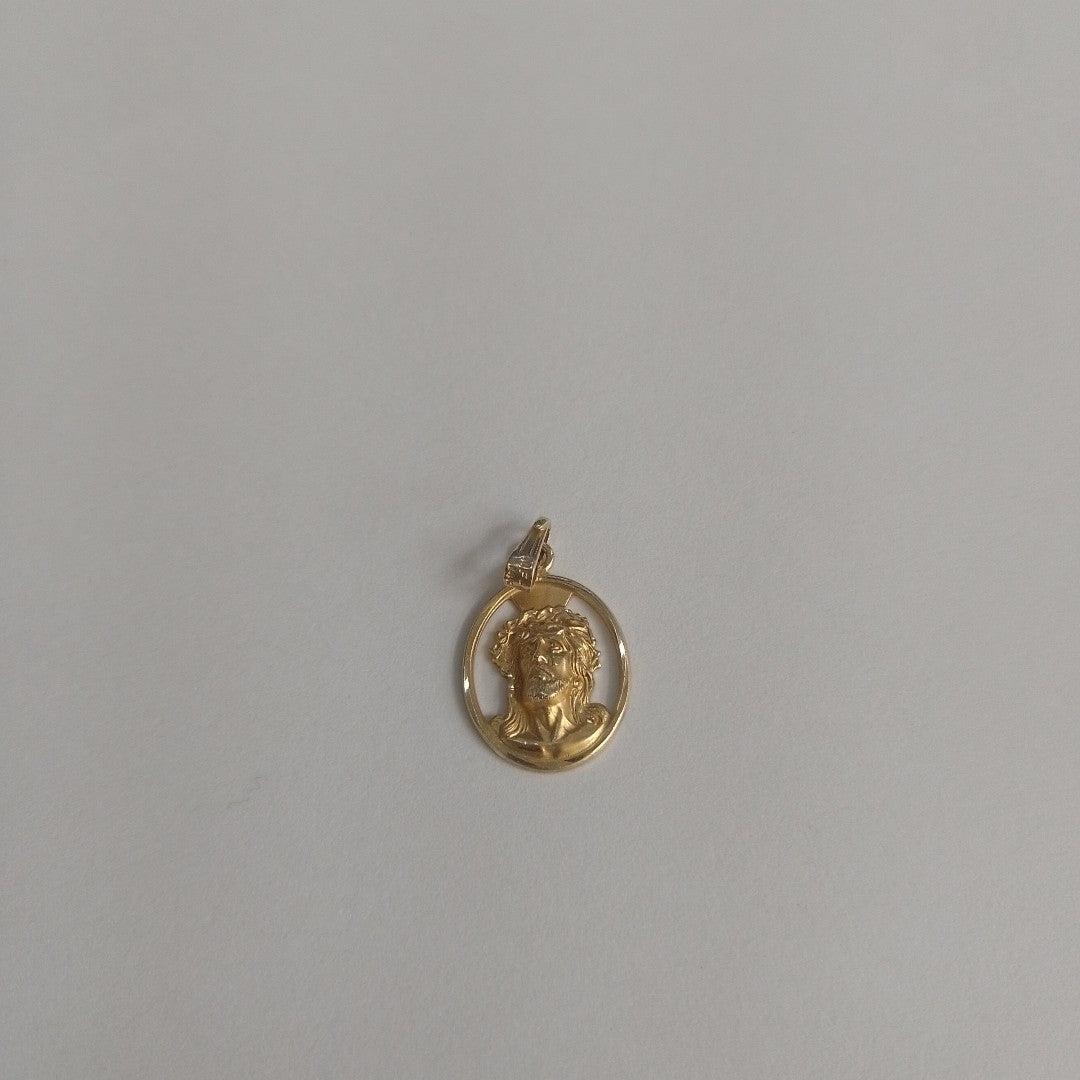 DIJE, MEDALLA RELIGIOSA ORO 14 K 1.5 GRMS (SEMINUEVO)