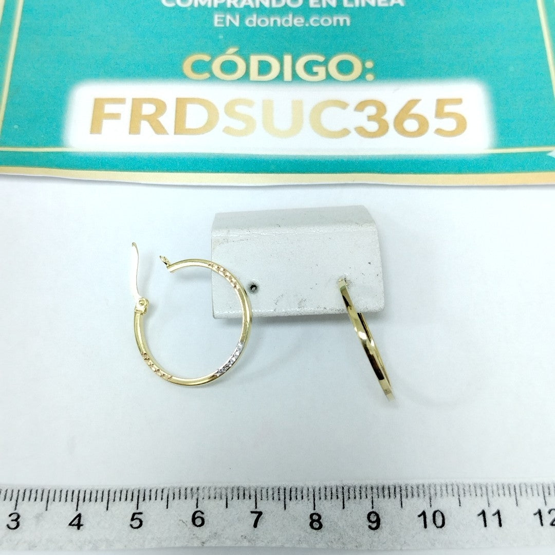 ARRACADAS ORO 14K 1.4 (NUEVO)