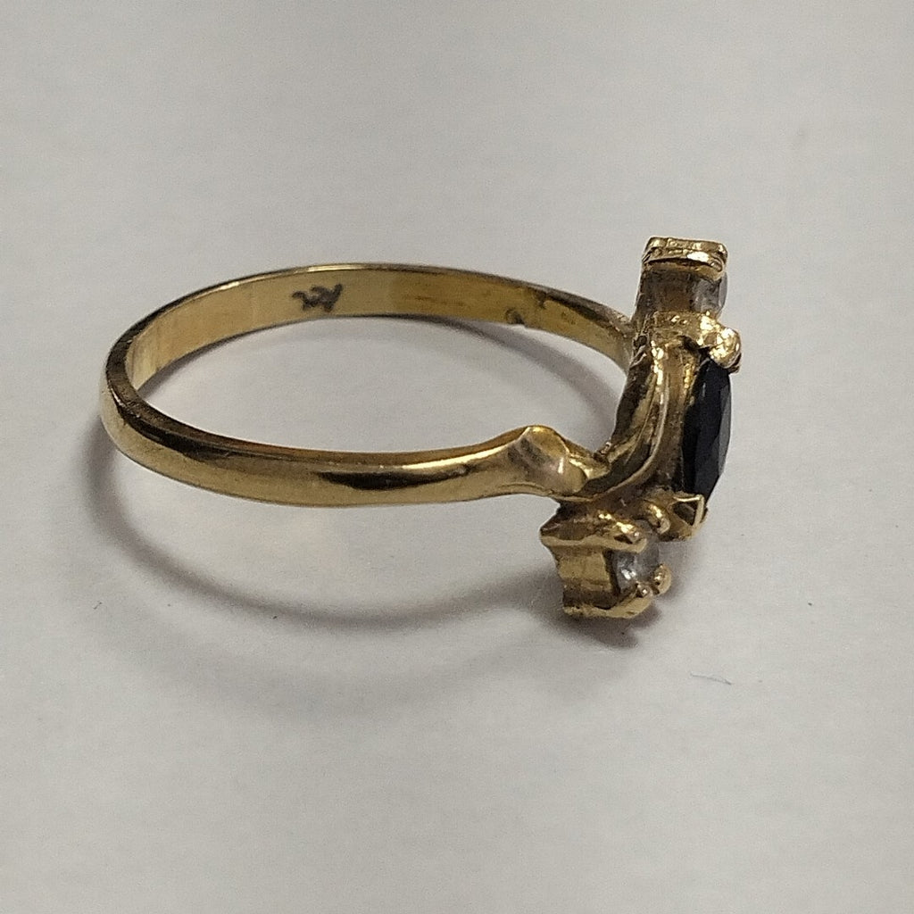 ANILLITO, SOLITARIO ORO 14 K 2.3 GRMS (SEMINUEVO)