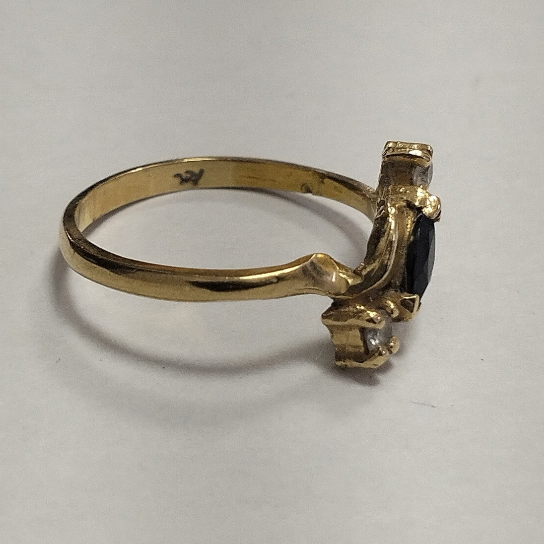 ANILLITO, SOLITARIO ORO 14 K 2.3 GRMS (SEMINUEVO)