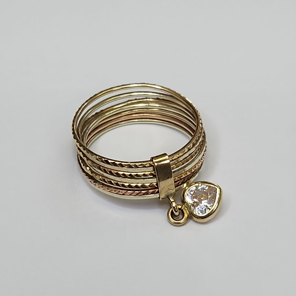 ANILLO ORO 14 K 2,80 GRMS (SEMINUEVO)