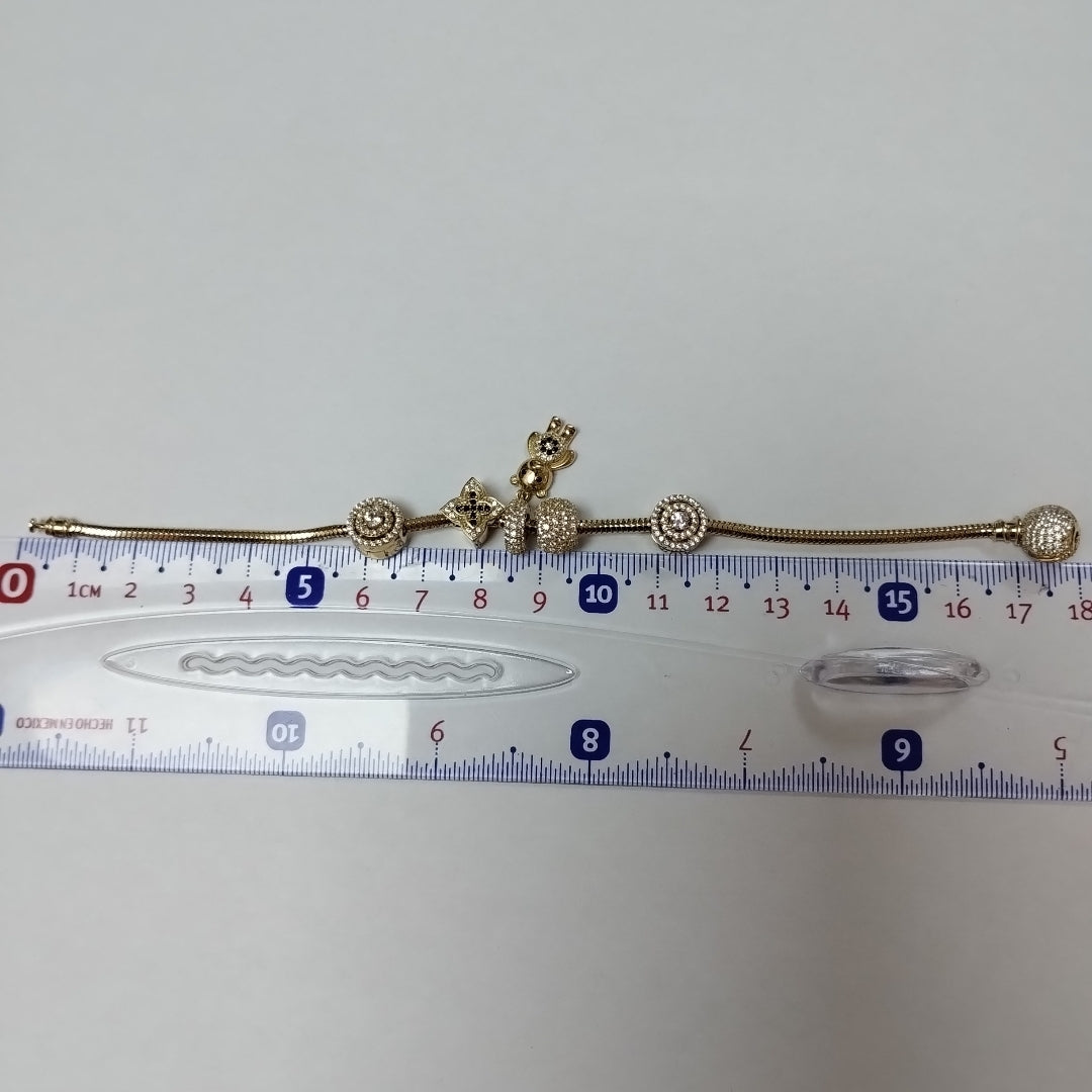 PULSERA CHARM ORO 14K 16.7 (NUEVO)