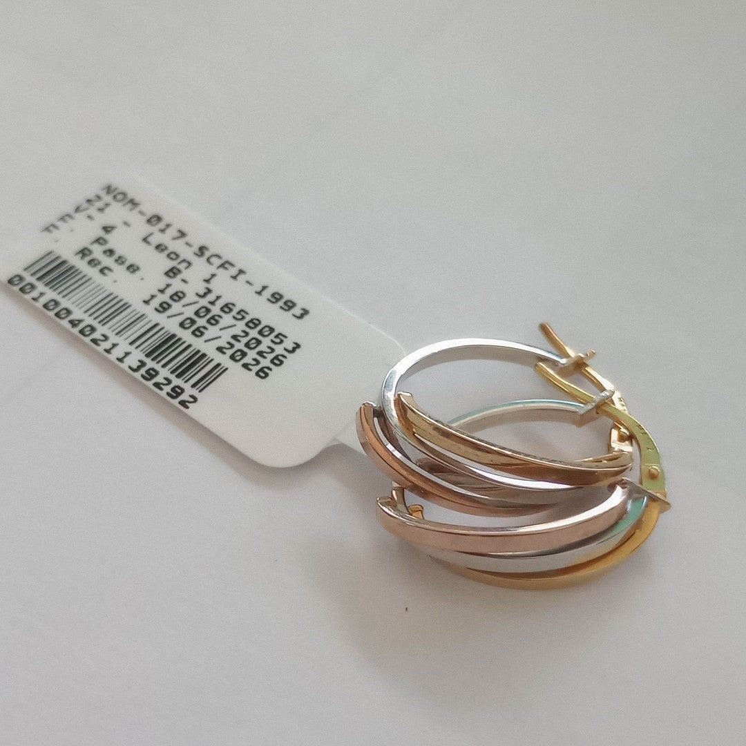 ARRACADAS PAR ORO 10 K 1.4 GRMS (SEMINUEVO)
