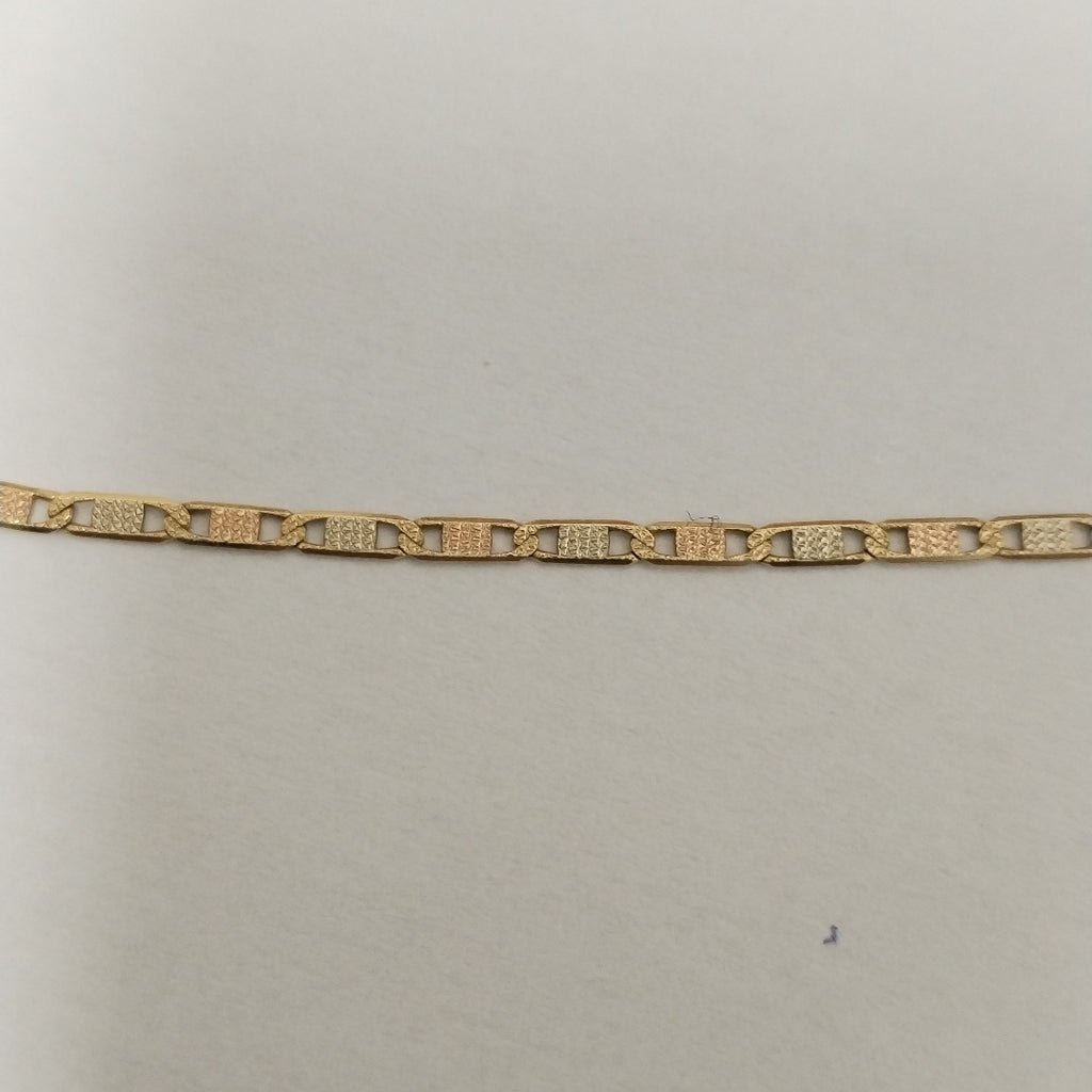 CADENA ORO, ORO COMBINADO 14 K 3.7 GRMS (SEMINUEVO)
