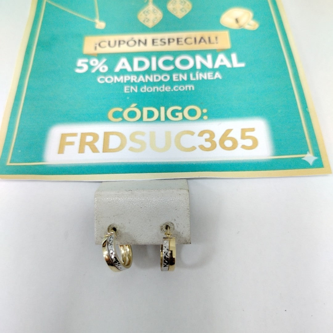 ARRACADAS ORO 14K 1.5 (NUEVO)