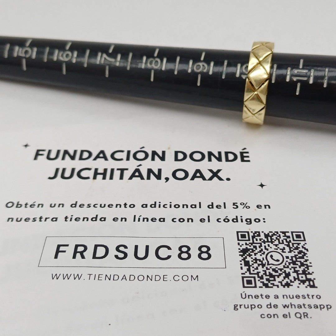 ARGOLLA ORO 14 K 10.7 GRMS (SEMINUEVO)