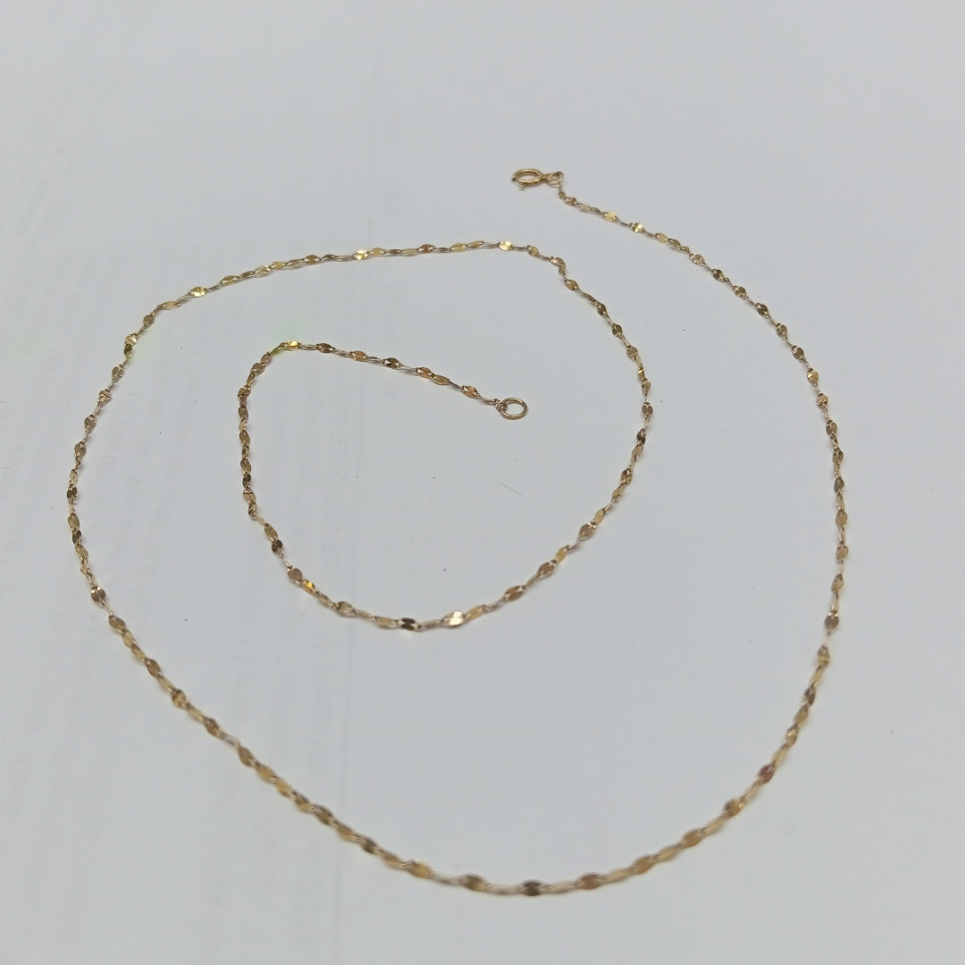 CADENA ORO 10 K 0.7 GRMS (SEMINUEVO)