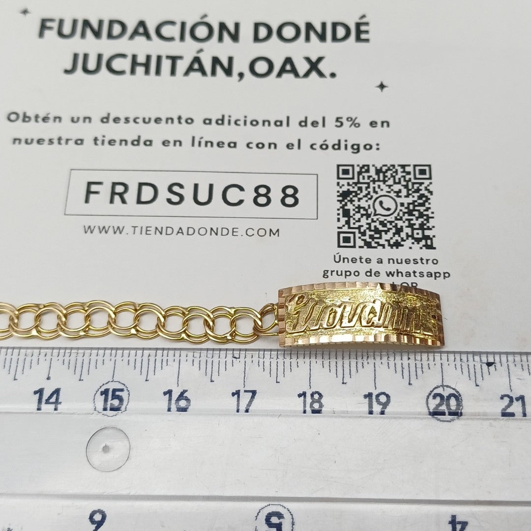 ESCLAVA ORO 10 K 5.2 GRMS (SEMINUEVO)