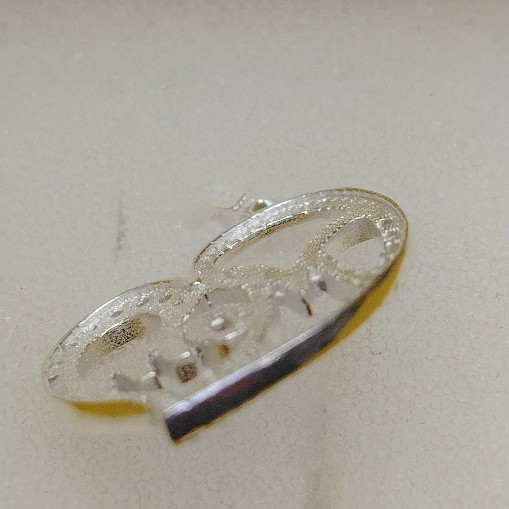 DIJE CORAZON C/CIRCONIAS PLATA .925 3.1 GR (NUEVO)