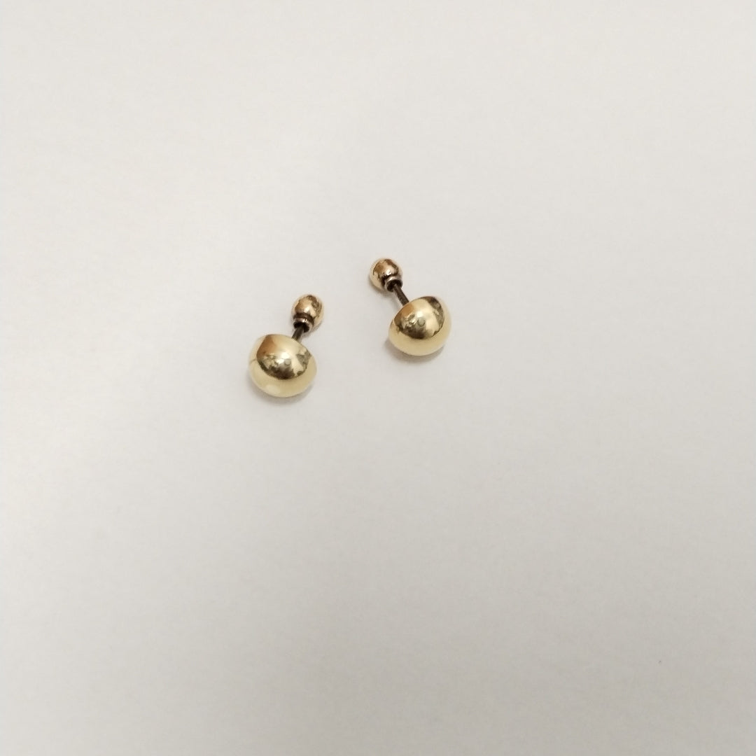 ARETES PAR ORO 14 K 0.5 GRMS (SEMINUEVO)
