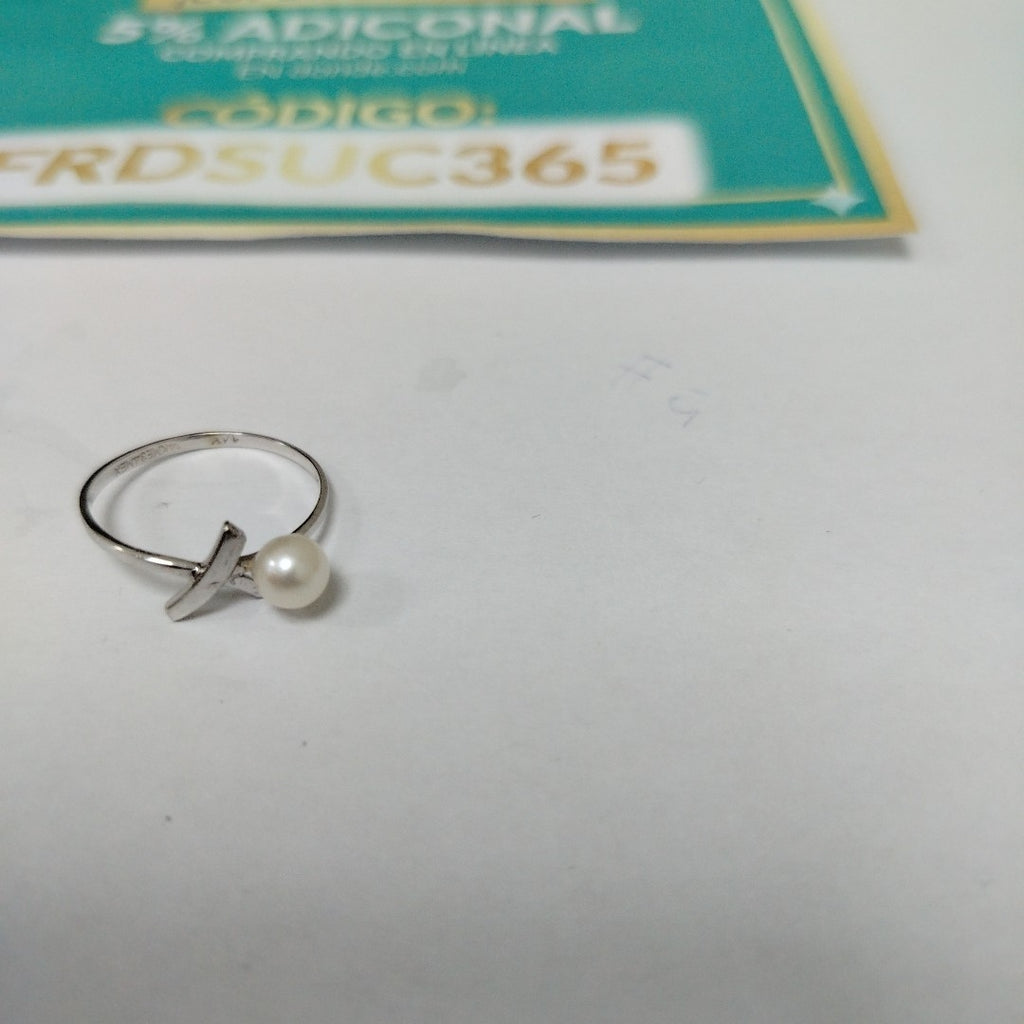 ANILLITO ORO,ORO BLANCO 14 K 1,20 GRMS (SEMINUEVO)