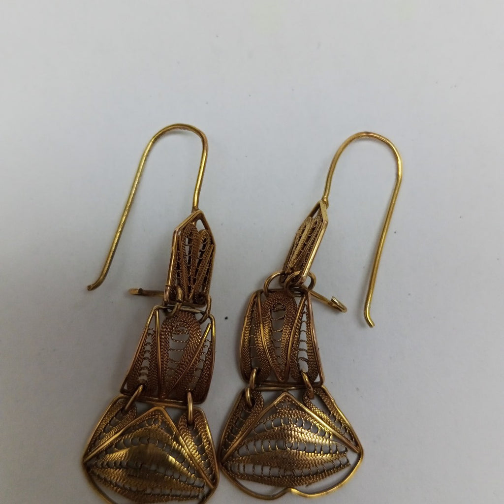 ARETES PAR ORO 10 K 3.3 GRMS (SEMINUEVO)
