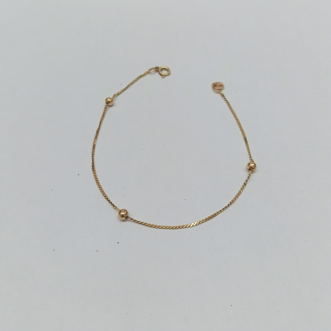 PULSERA ORO 14 K 1.2 GRMS (SEMINUEVO)