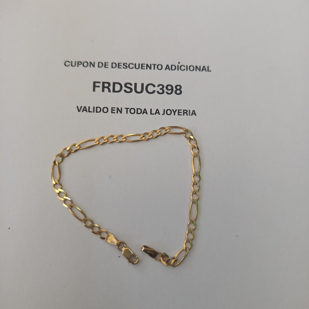 PULSERA ORO 14 K 2.7 GRMS (SEMINUEVO)