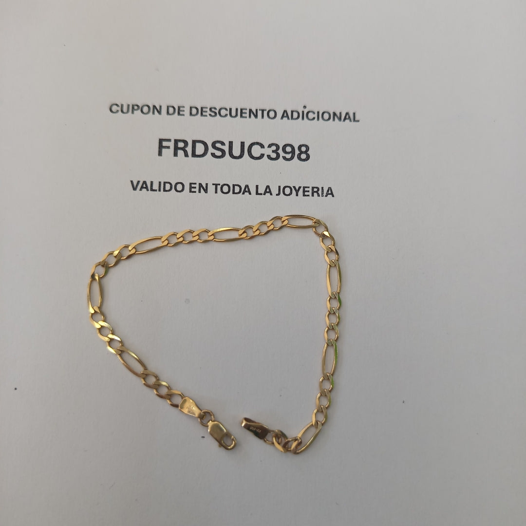 PULSERA ORO 14 K 2.7 GRMS (SEMINUEVO)