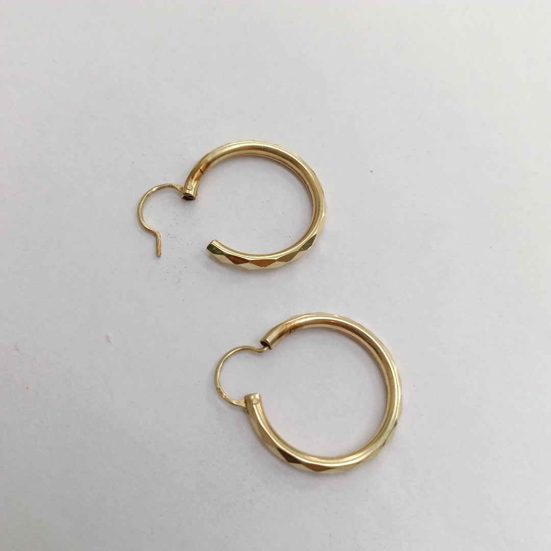 ARRACADAS PAR ORO 14 K 2,10 GRMS (SEMINUEVO)