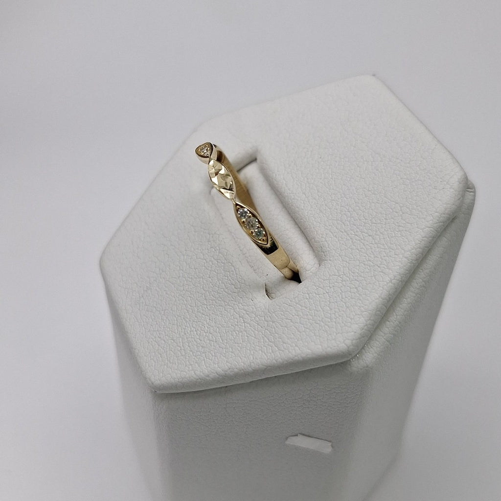 ANILLOS DAMA ORO 14K 0.8 (NUEVO)