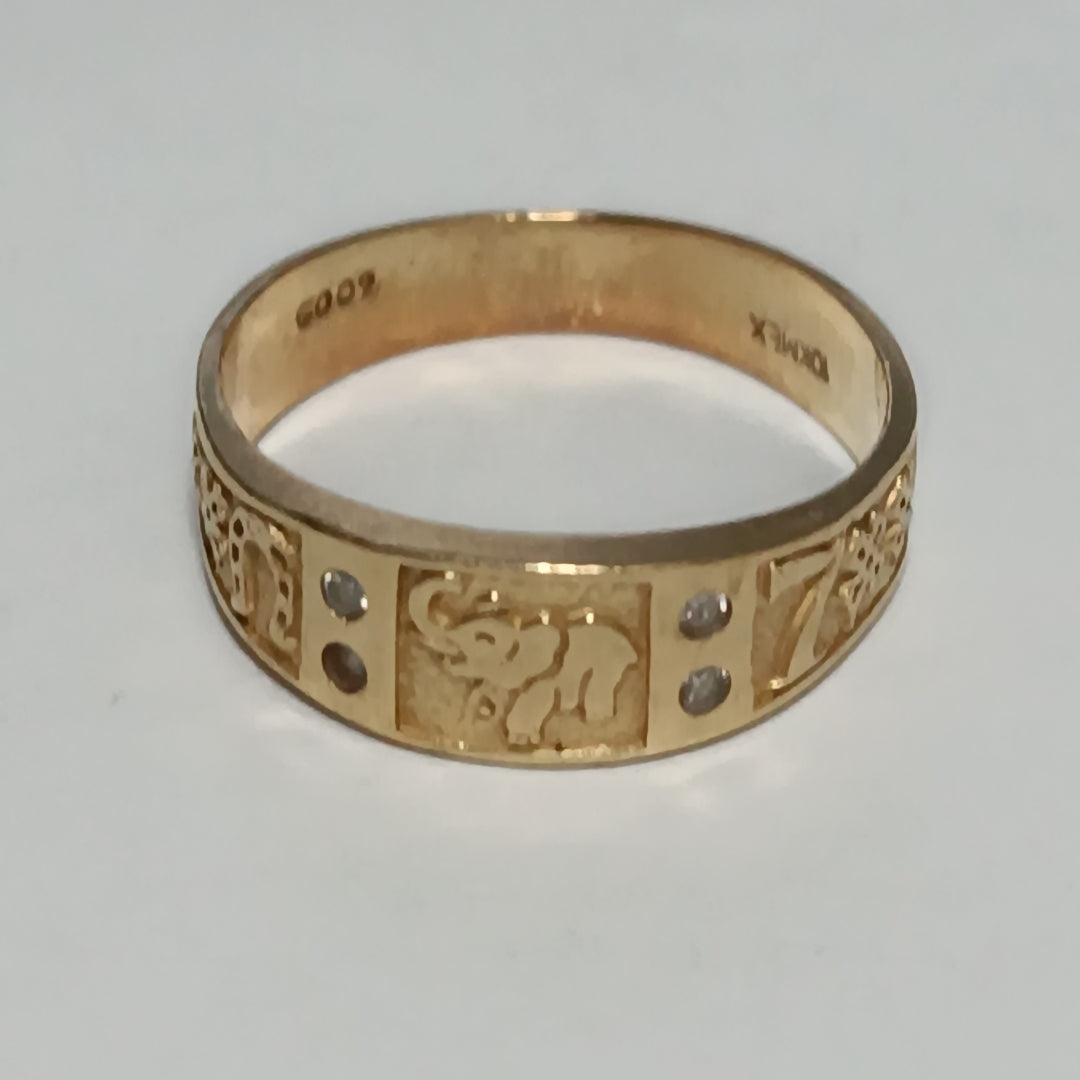 ANILLO ORO 10 K 2,50 GRMS (SEMINUEVO)