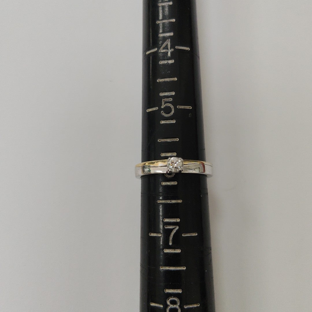 ANILLITO ORO BLANCO 14 K 3.5 GRMS (SEMINUEVO)