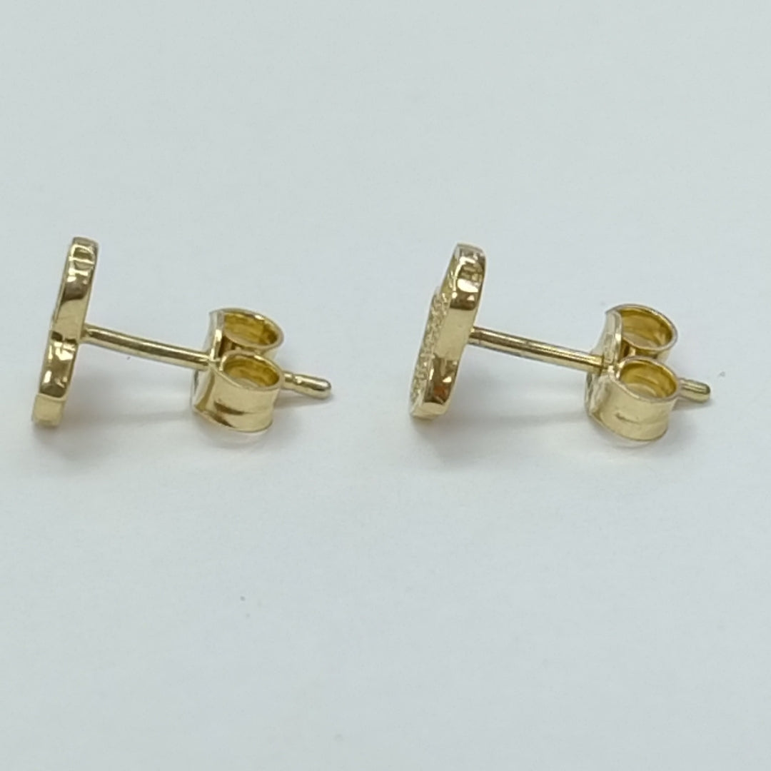 BROQUELES ORO 14K 1.3 (NUEVO)