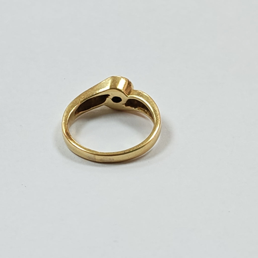 ANILLITO, SOLITARIO ORO 14 K 3.2 GRMS (SEMINUEVO)