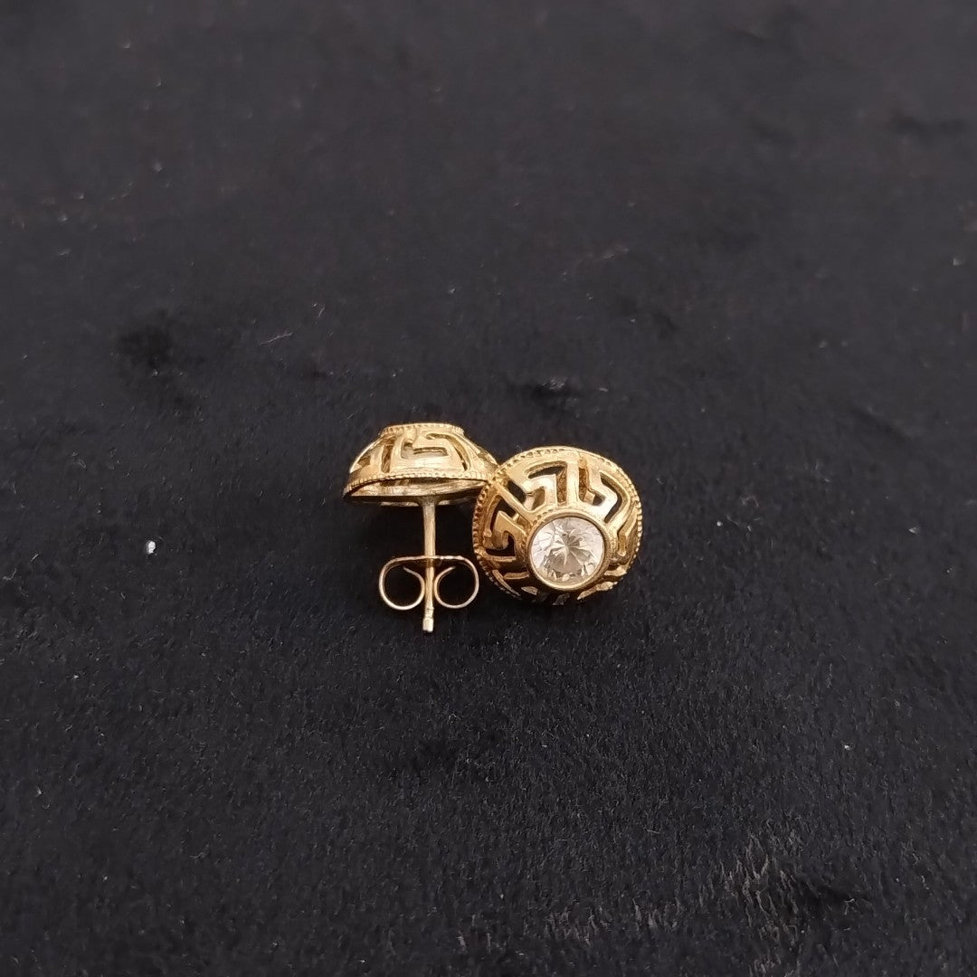 ARETES PAR ORO 8 K 1.8 GRMS (SEMINUEVO)